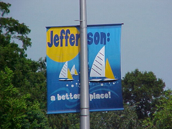 Jefferson a Better Place Blue Banner