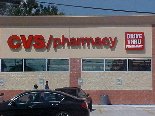 CVS Pharmacy and Drug Store Channel Letters