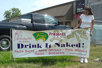 Fruja Drink Naked Banner