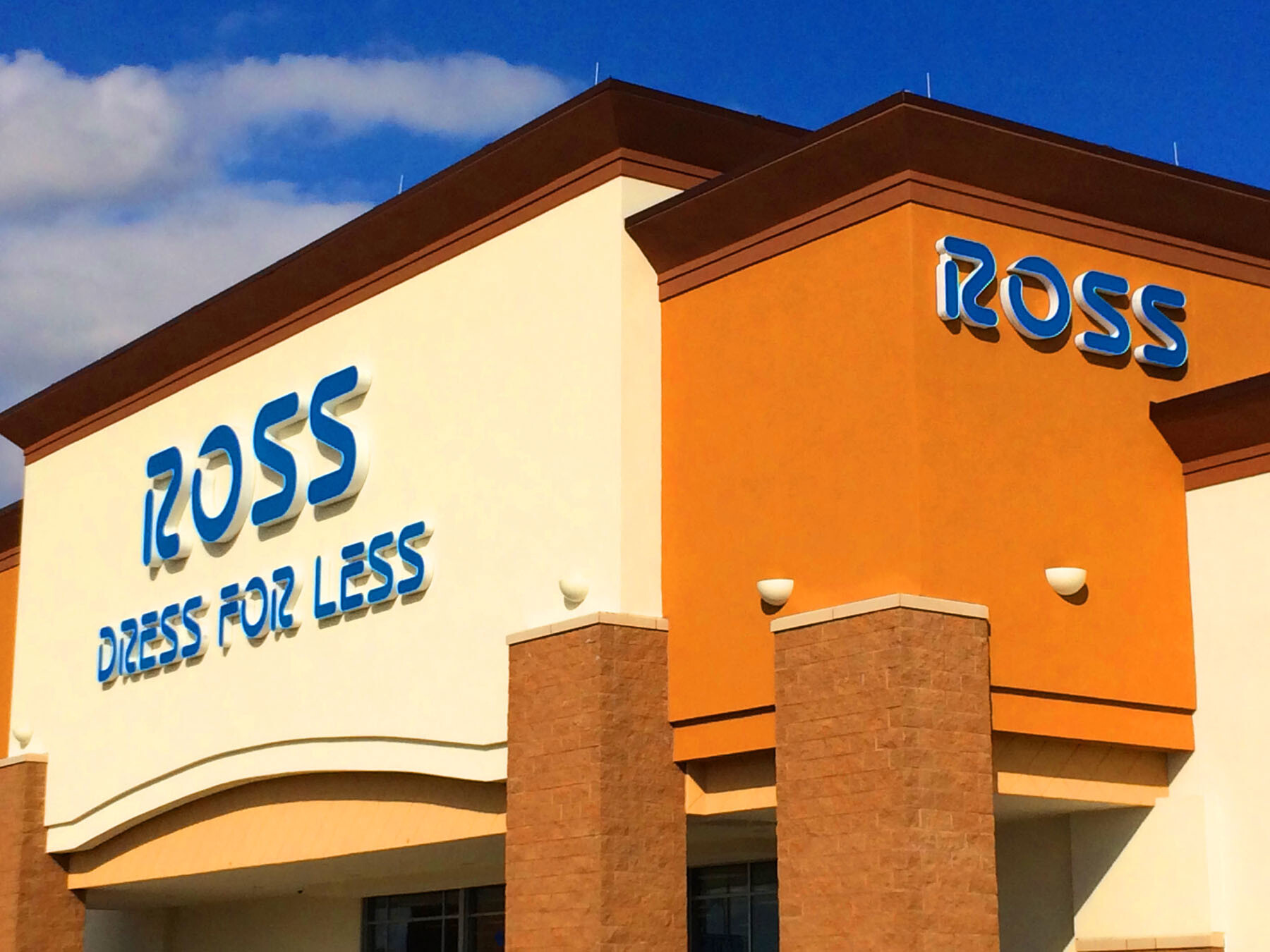 Ross Clothing Store Dress for Less Channel Letters