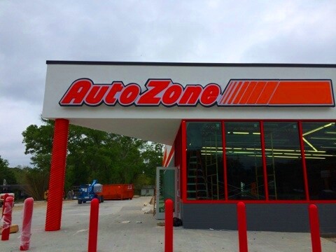Auto Zone Auto Service Backlit Sign