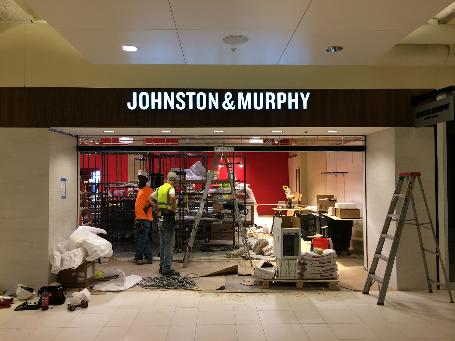 Johnston and Murphy Channel Letters