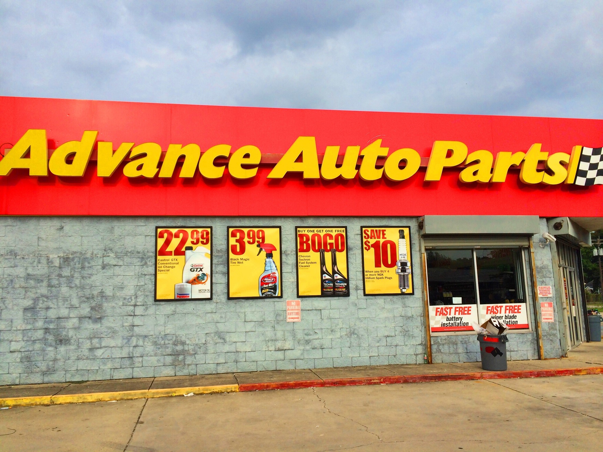 Advance Auto Parts Auto Service Channel Letters