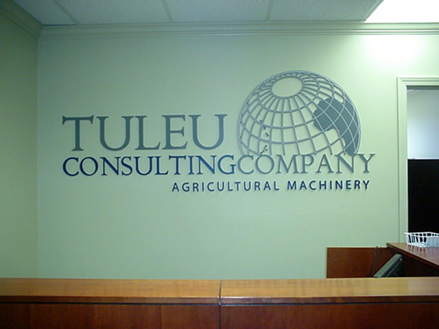 TULEU Consulting Company Interior Letters