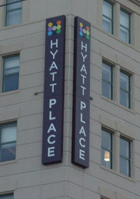 Historical signs installed in New Orleans for Hyatt Place