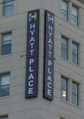 Historical signs installed in New Orleans for Hyatt Place 