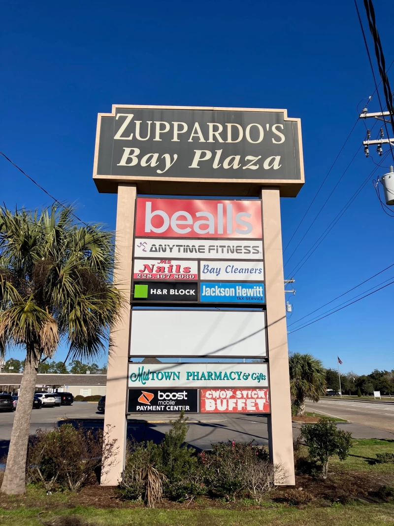 Bay St Louis - Zuppardo's Bay Plaza Sign
