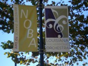 Boulevard banners made in New Orleans