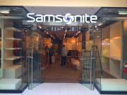 Sign installed New Orleans Louisiana channel letter sign for Samsonite luggage