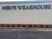 Installation channel letters in Covington Louisiana for Men’s Warehouse
