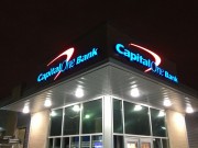 Signs made and installed New Orleans Louisiana Capital One Bank