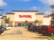 Installed oversize channel letters in Algiers for TJ Maxx